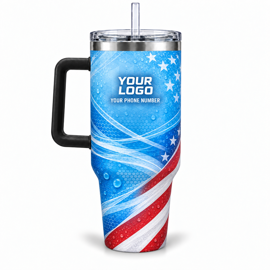 PSN062 personalized tumbler 40oz back product mockup