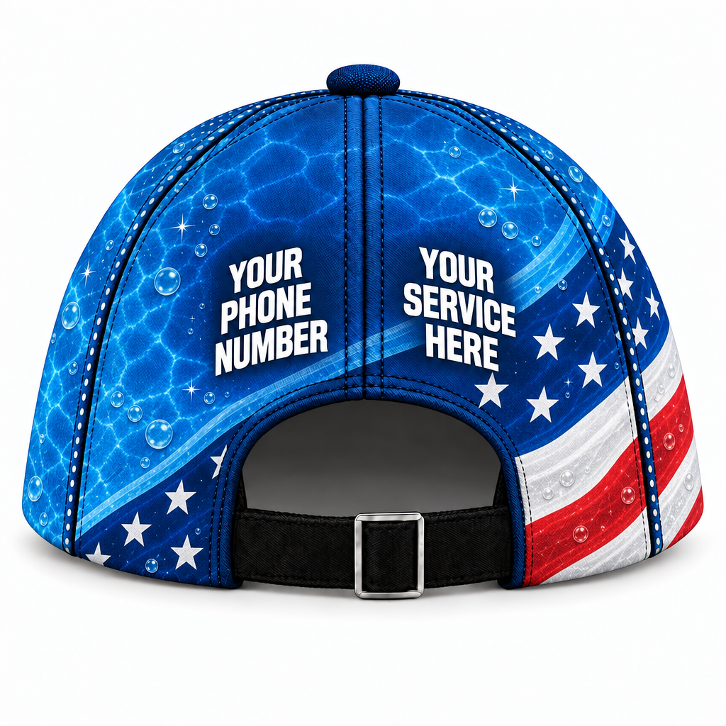 PSN063 personalized cap back product mockup