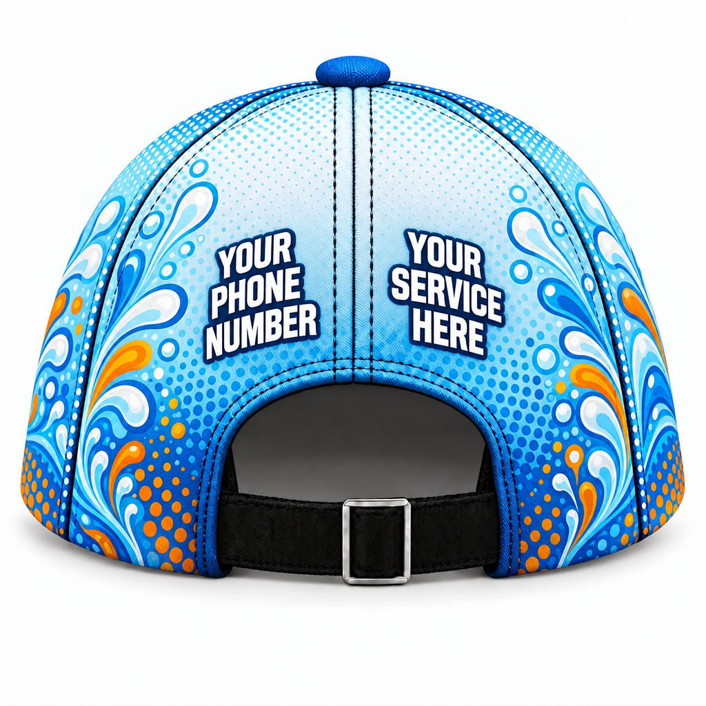 PSN064 personalized cap back product mockup