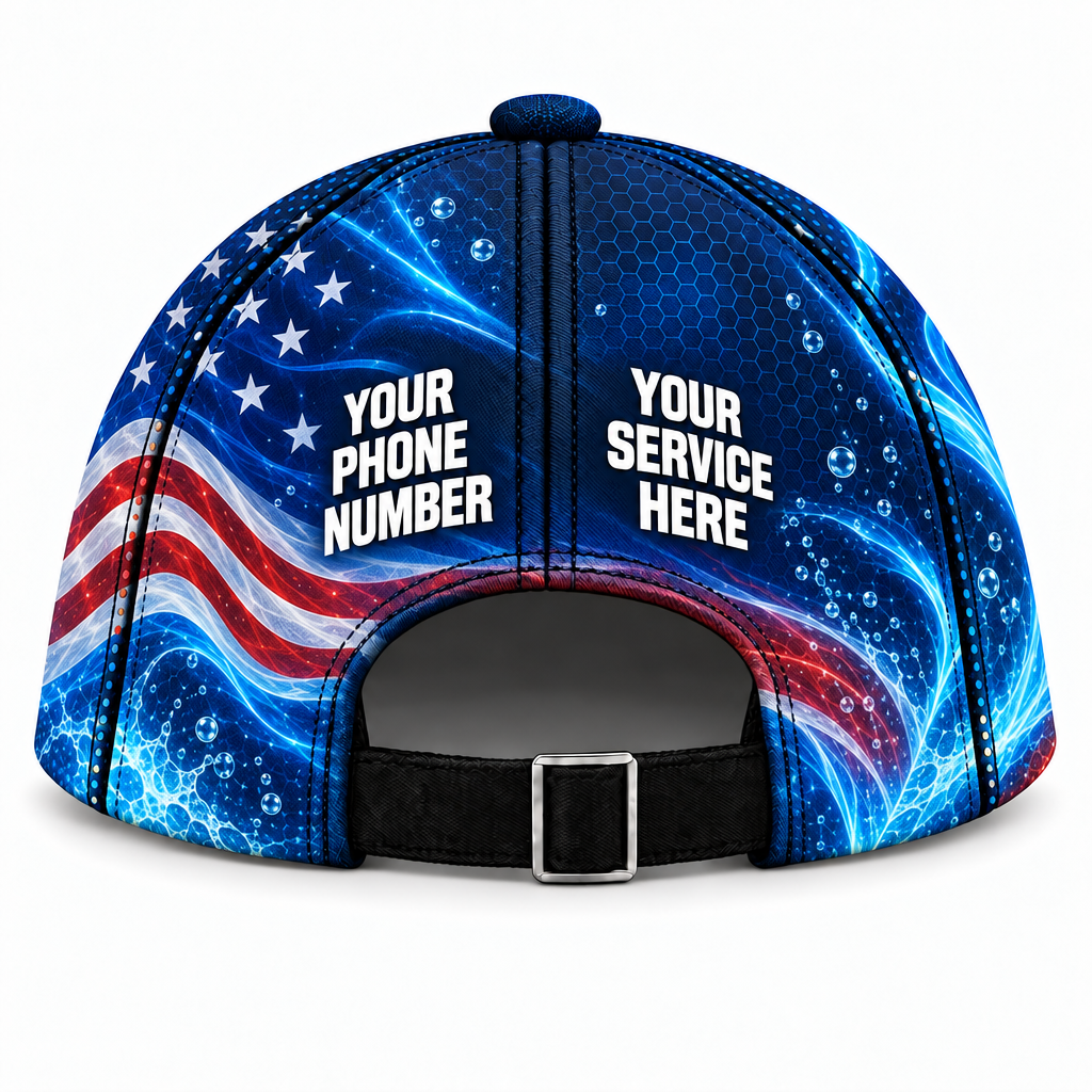 PSN065 personalized cap back product mockup