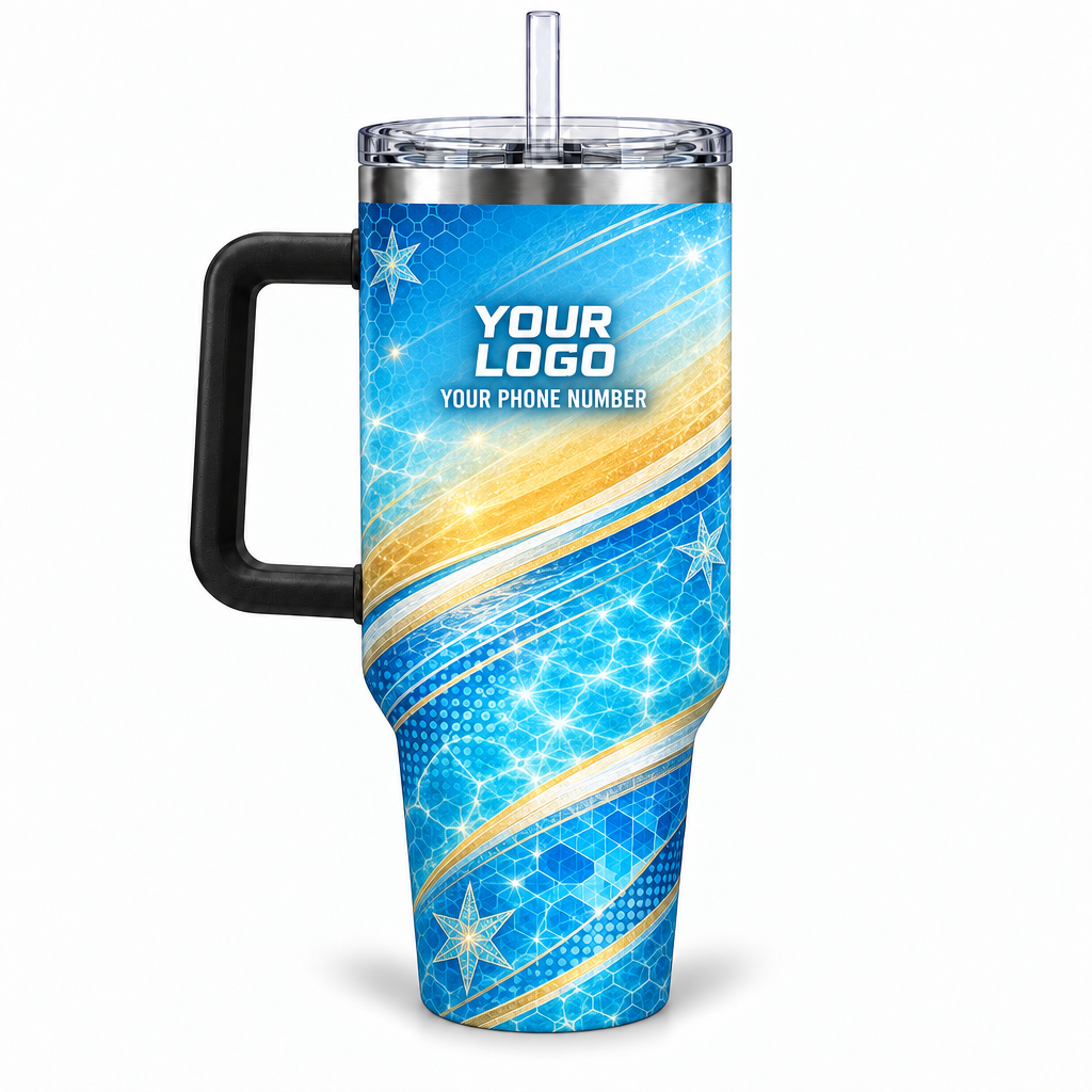 PSN070 personalized tumbler 40oz back product mockup