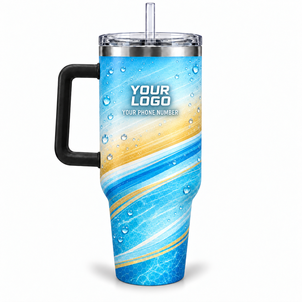 PSN072 personalized tumbler 40oz back product mockup