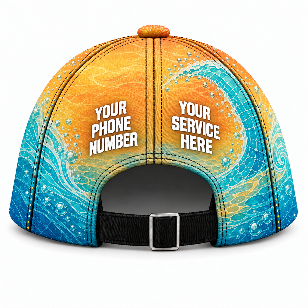 PSN073 personalized cap back product mockup
