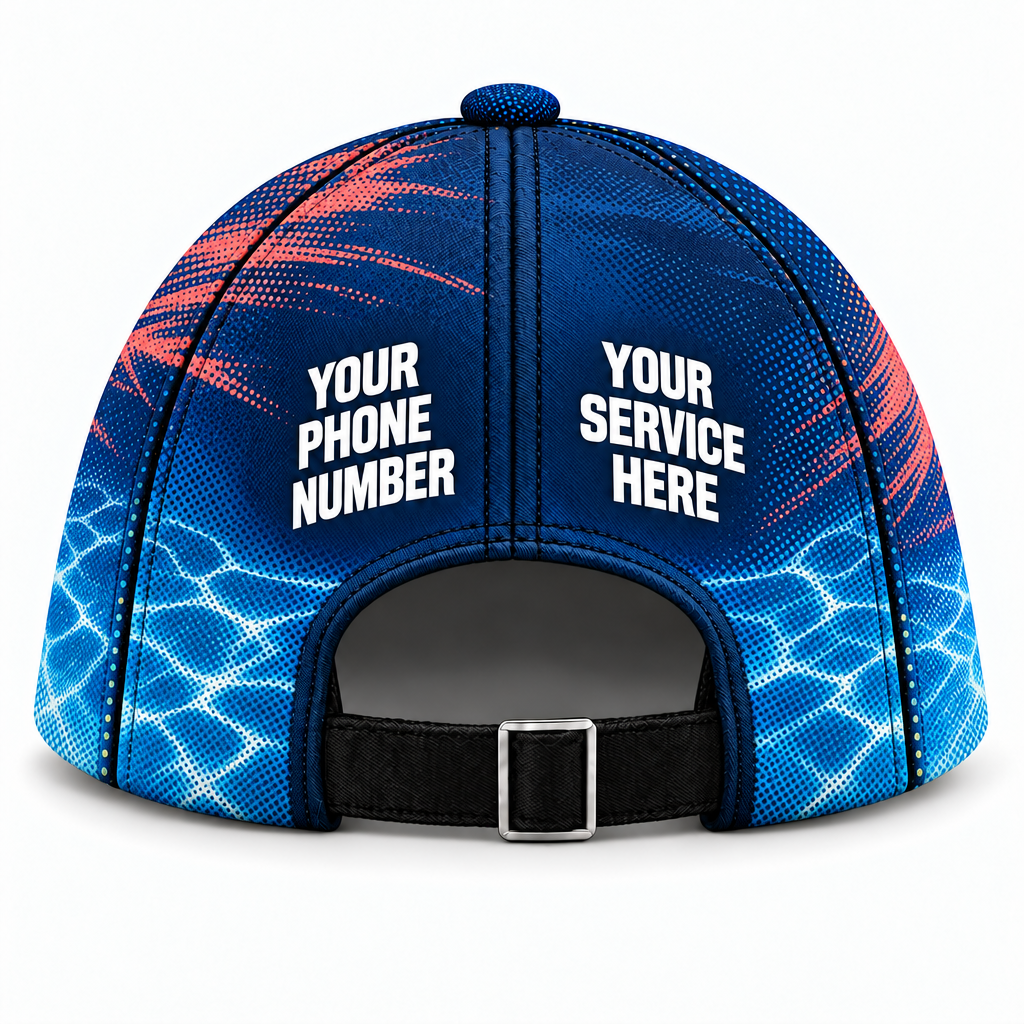PSN074 personalized cap back product mockup