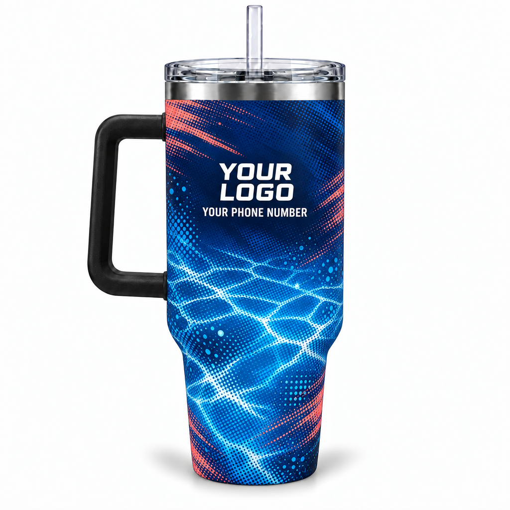 PSN074 personalized tumbler 40oz back product mockup