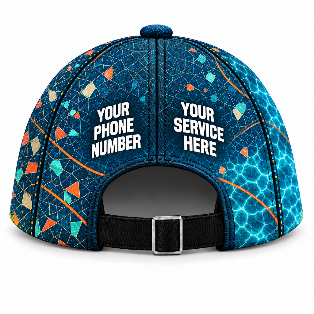 PSN076 personalized cap back product mockup