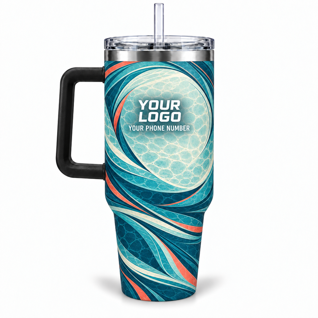 PSN084 personalized tumbler 40oz back product mockup