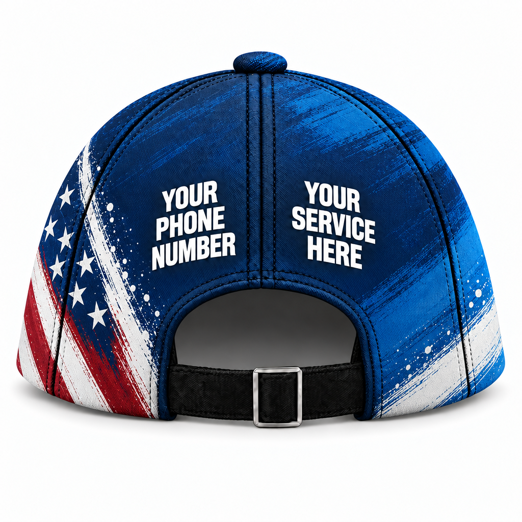 PTN005 personalized cap back product mockup