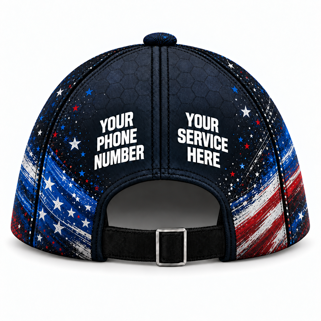 PTN009 personalized cap back product mockup