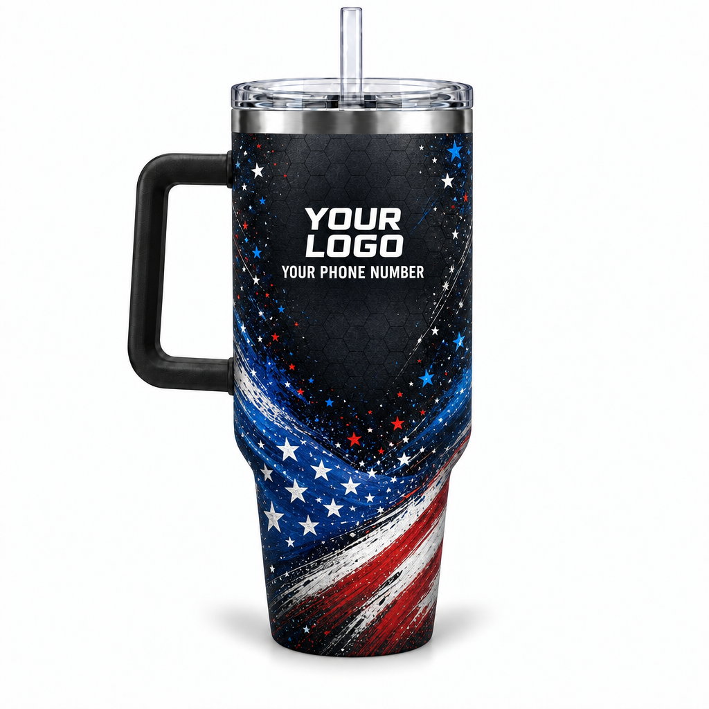 PTN009 personalized tumbler 40oz back product mockup