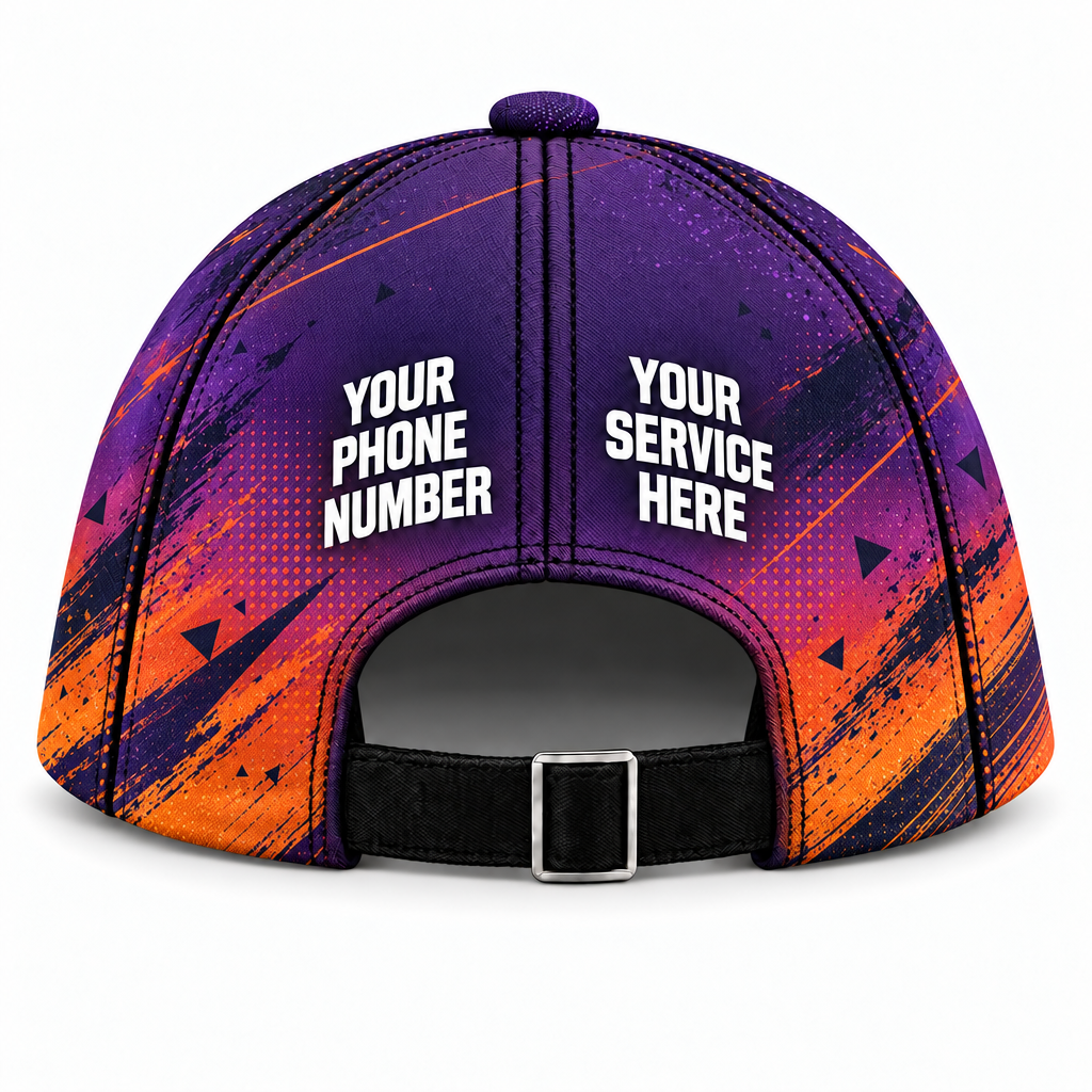 PTN018 personalized cap back product mockup