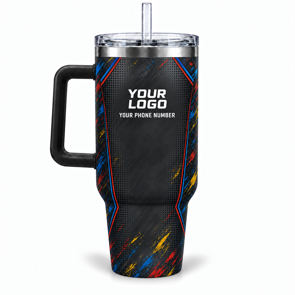 PTN025 personalized tumbler 40oz back product mockup