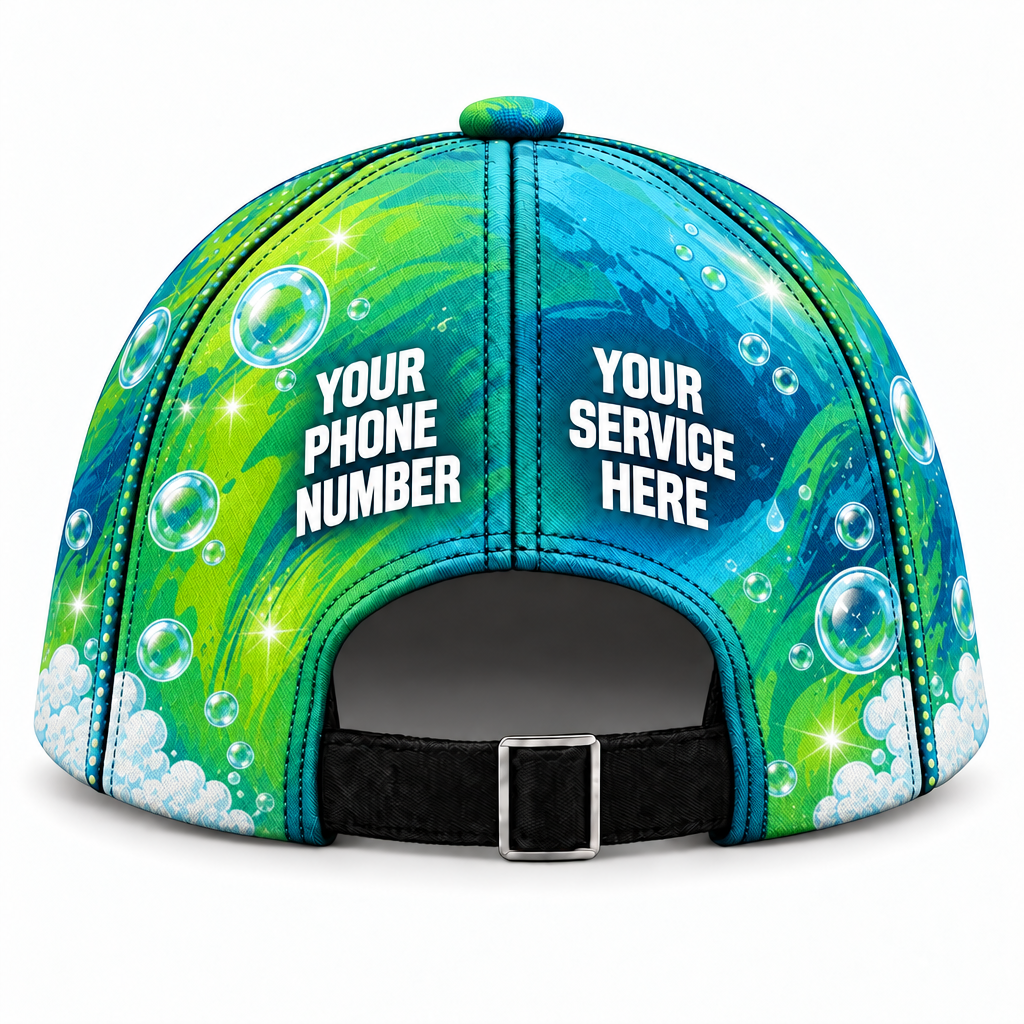 PW0009 personalized cap back product mockup