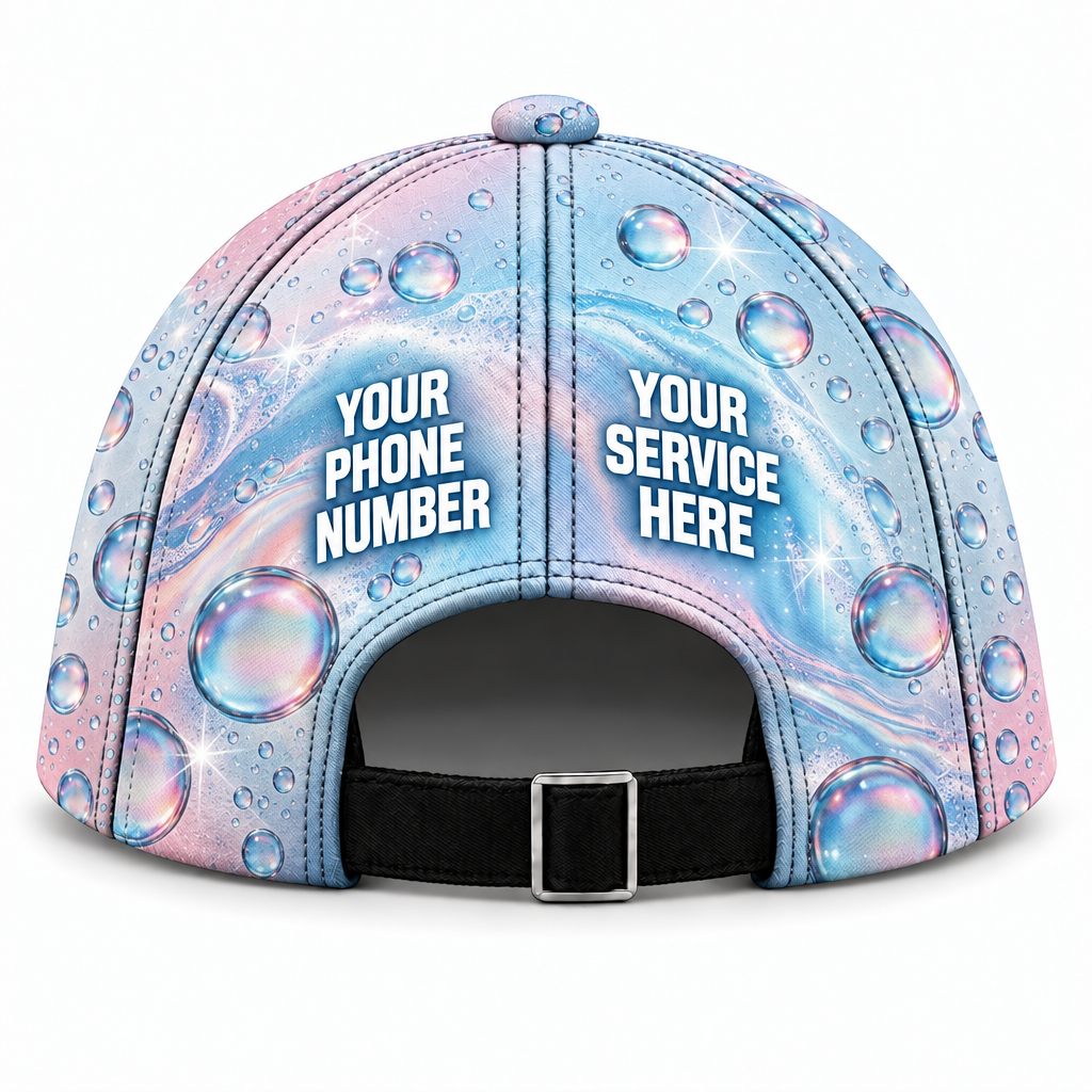 PW0017 personalized cap back product mockup