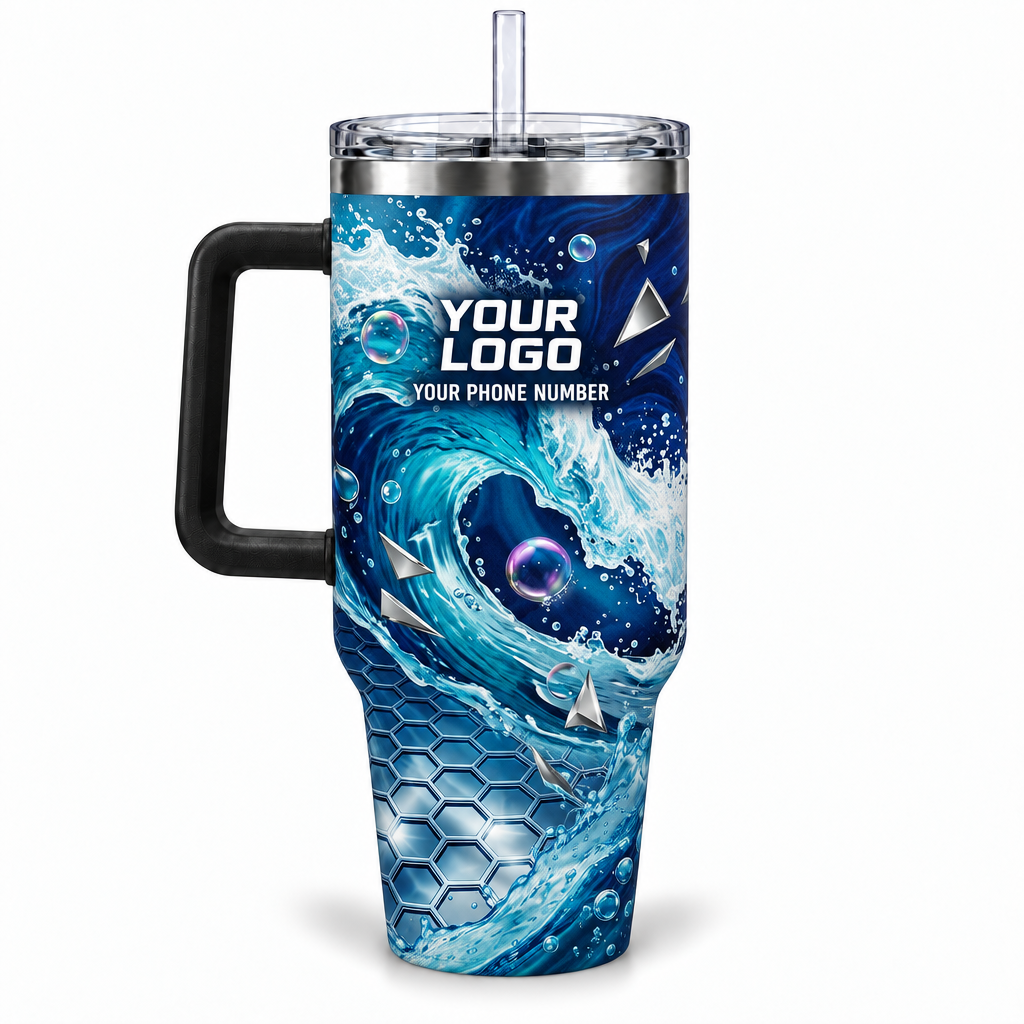 PW0027 personalized tumbler 40oz back product mockup