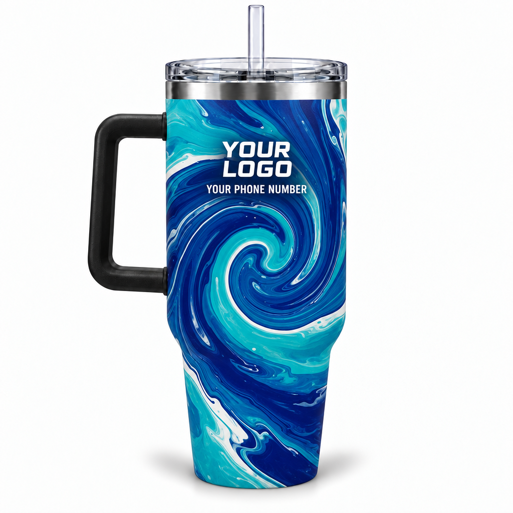 PW0033 personalized tumbler 40oz back product mockup