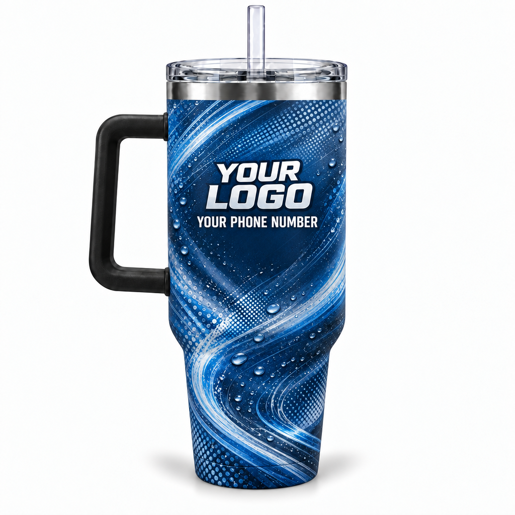 PW0044 personalized tumbler 40oz back product mockup