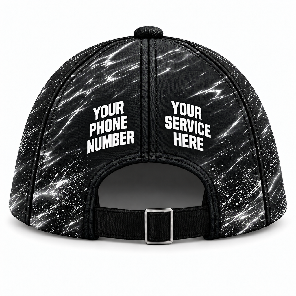 PWABSV0001 personalized cap back product mockup