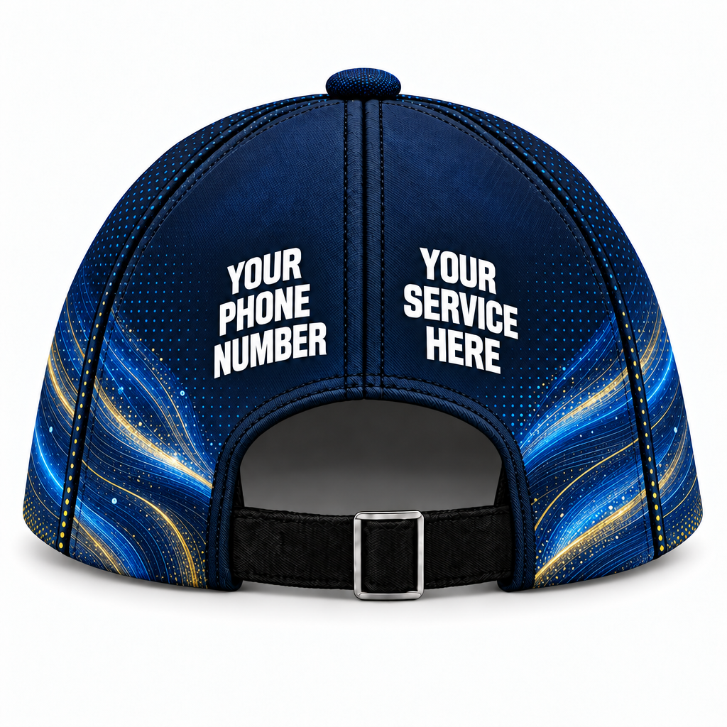 PWABSV0003 personalized cap back product mockup