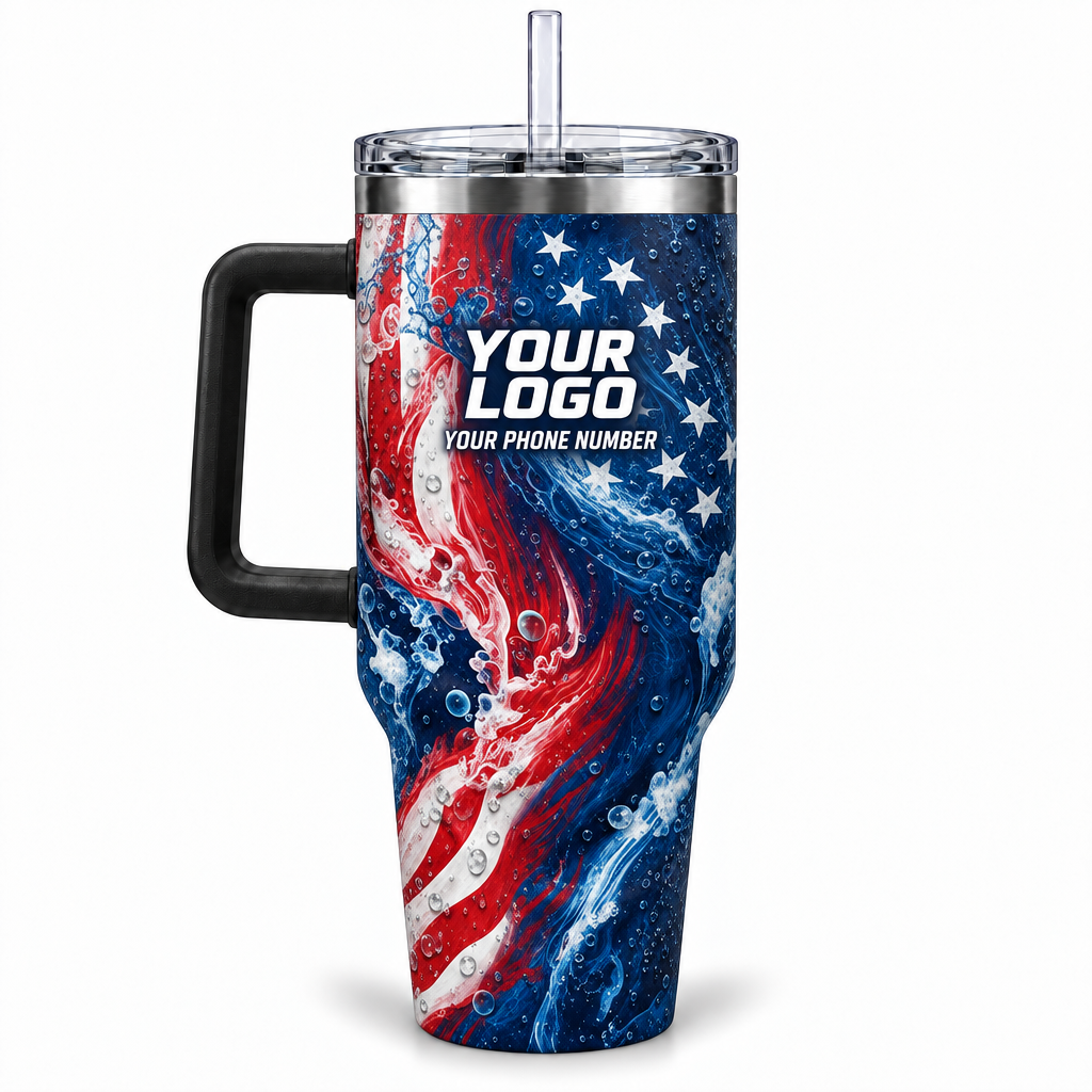 PWPP0016 personalized tumbler 40oz back product mockup