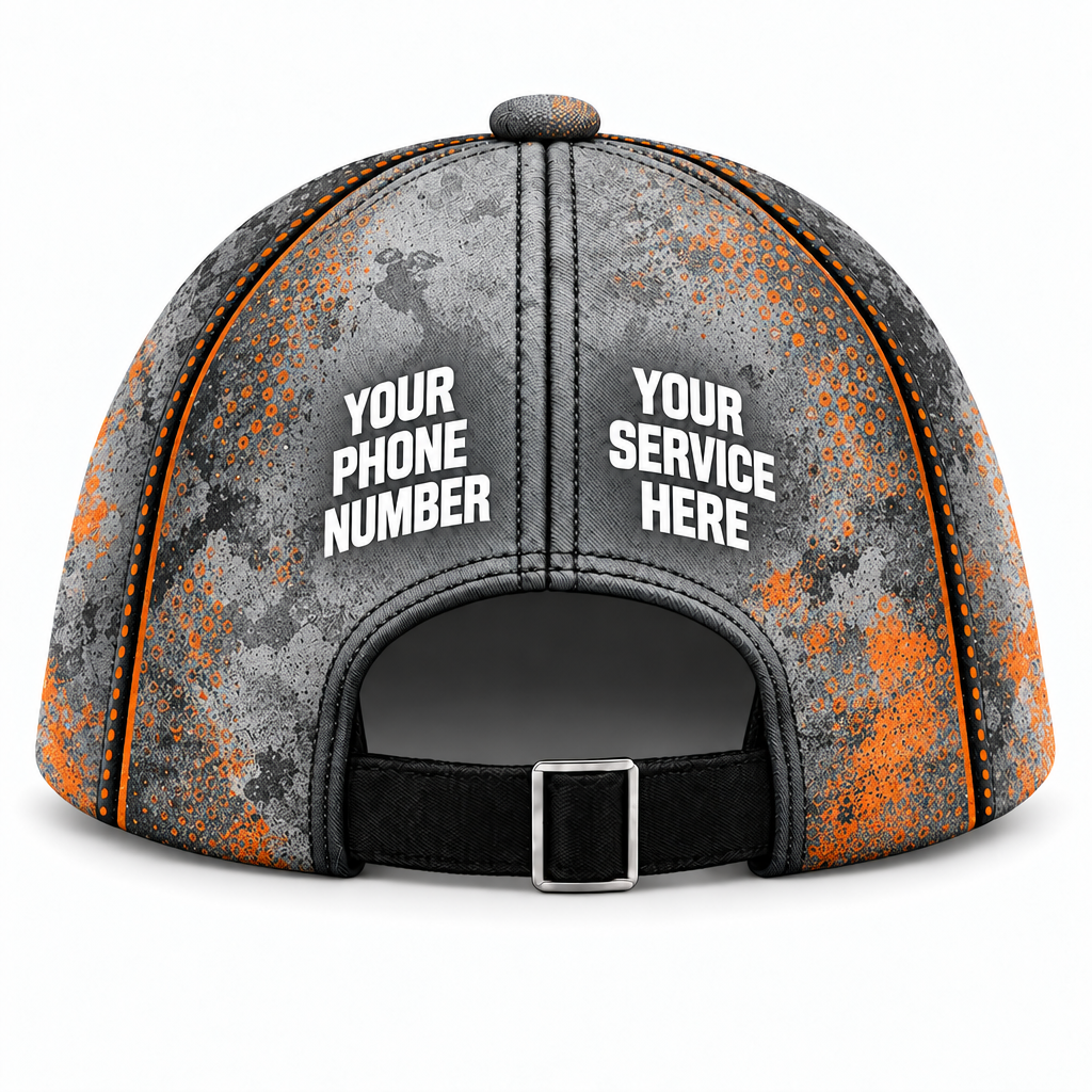 RFN009 personalized cap back product mockup