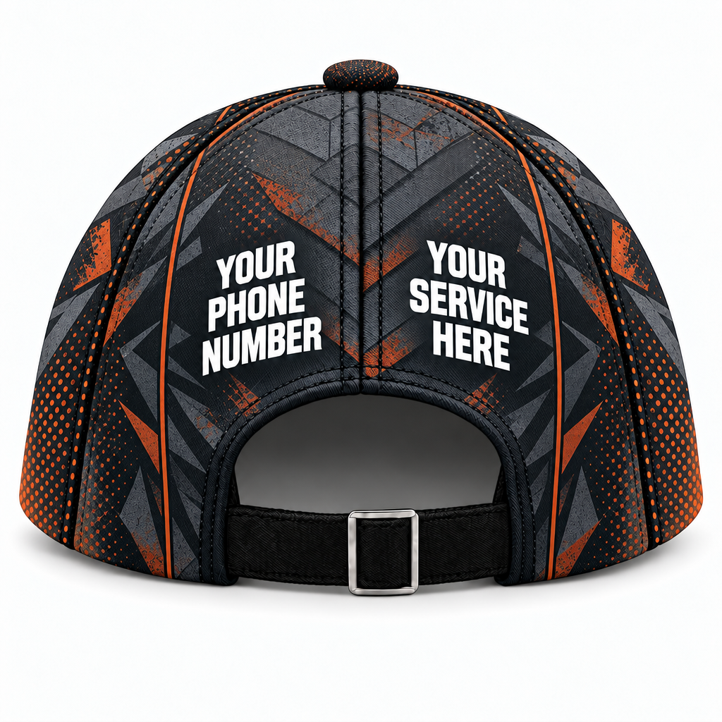 RFN019 personalized cap back product mockup