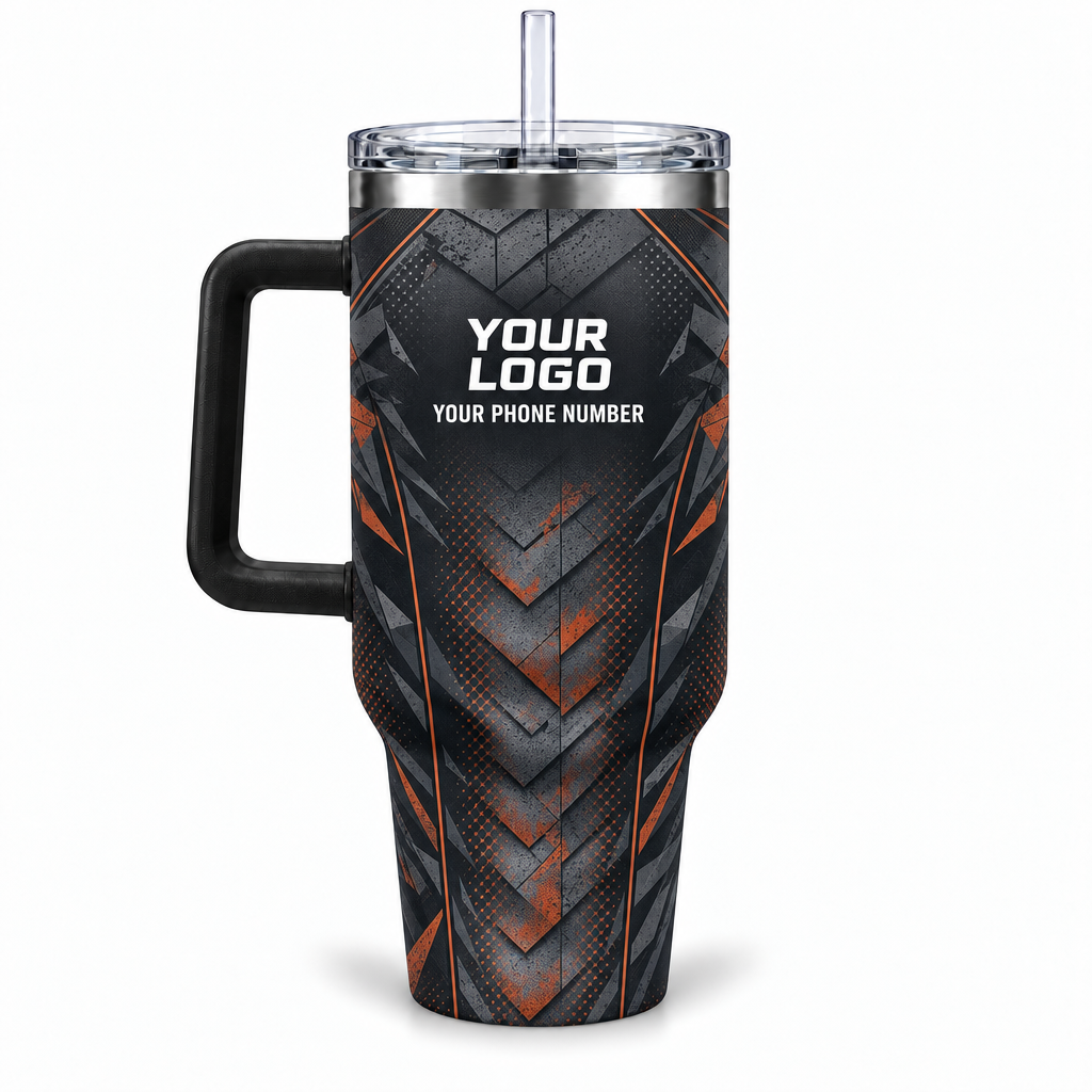 RFN019 personalized tumbler 40oz back product mockup