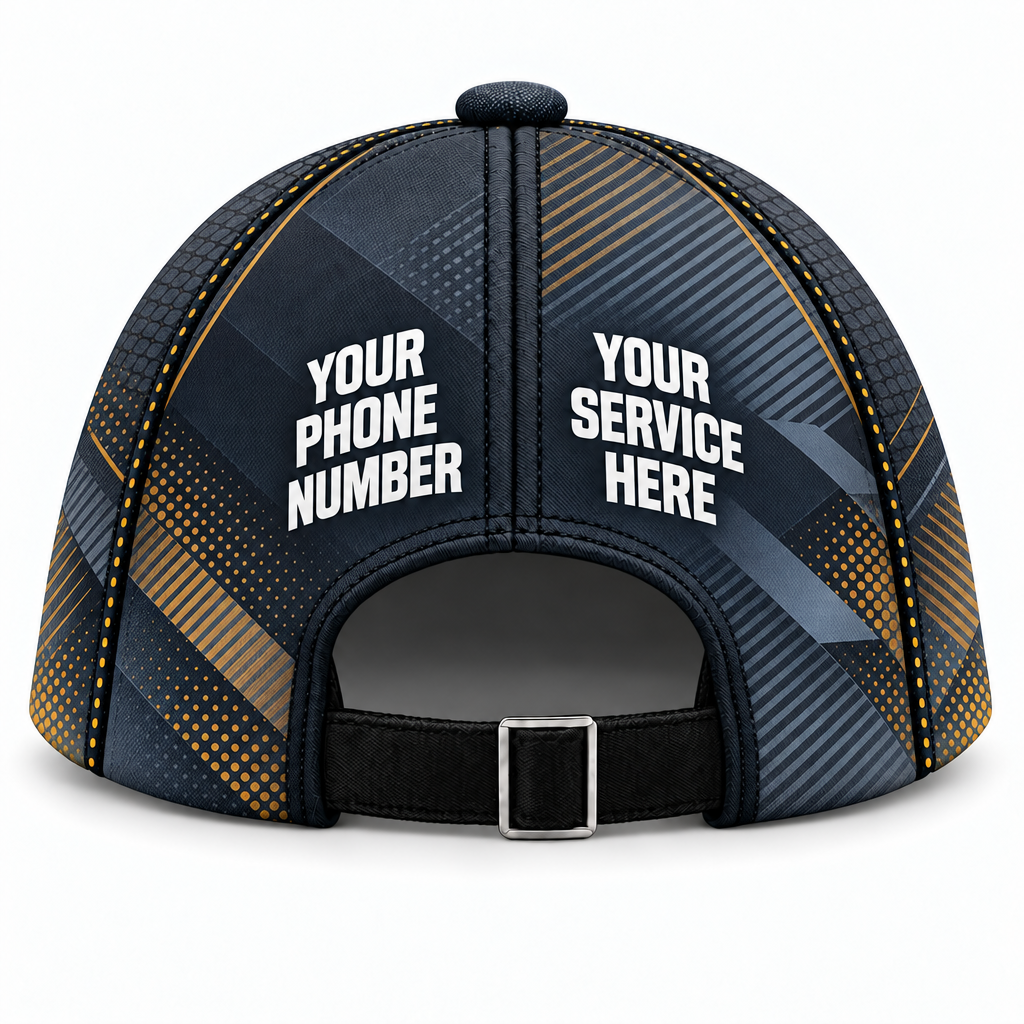RFN024 personalized cap back product mockup