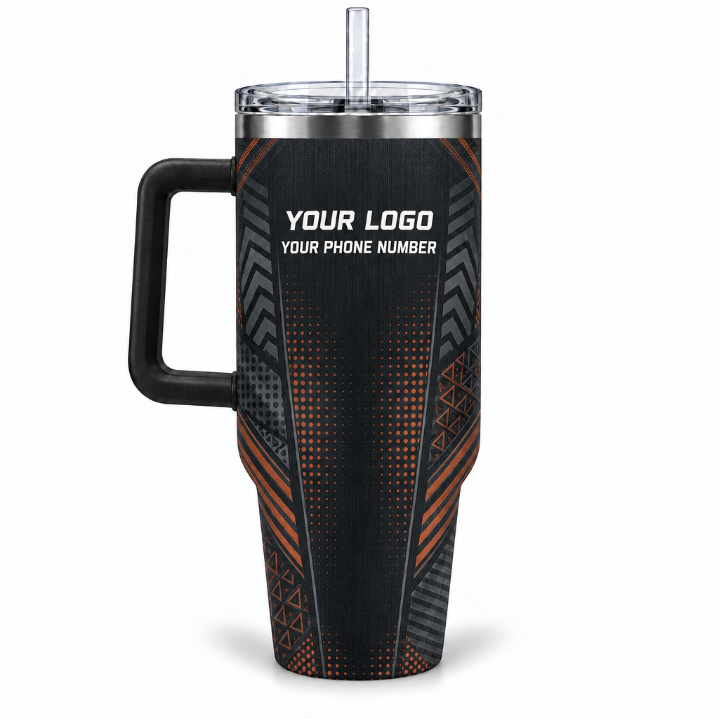 RFN025 personalized tumbler 40oz back product mockup