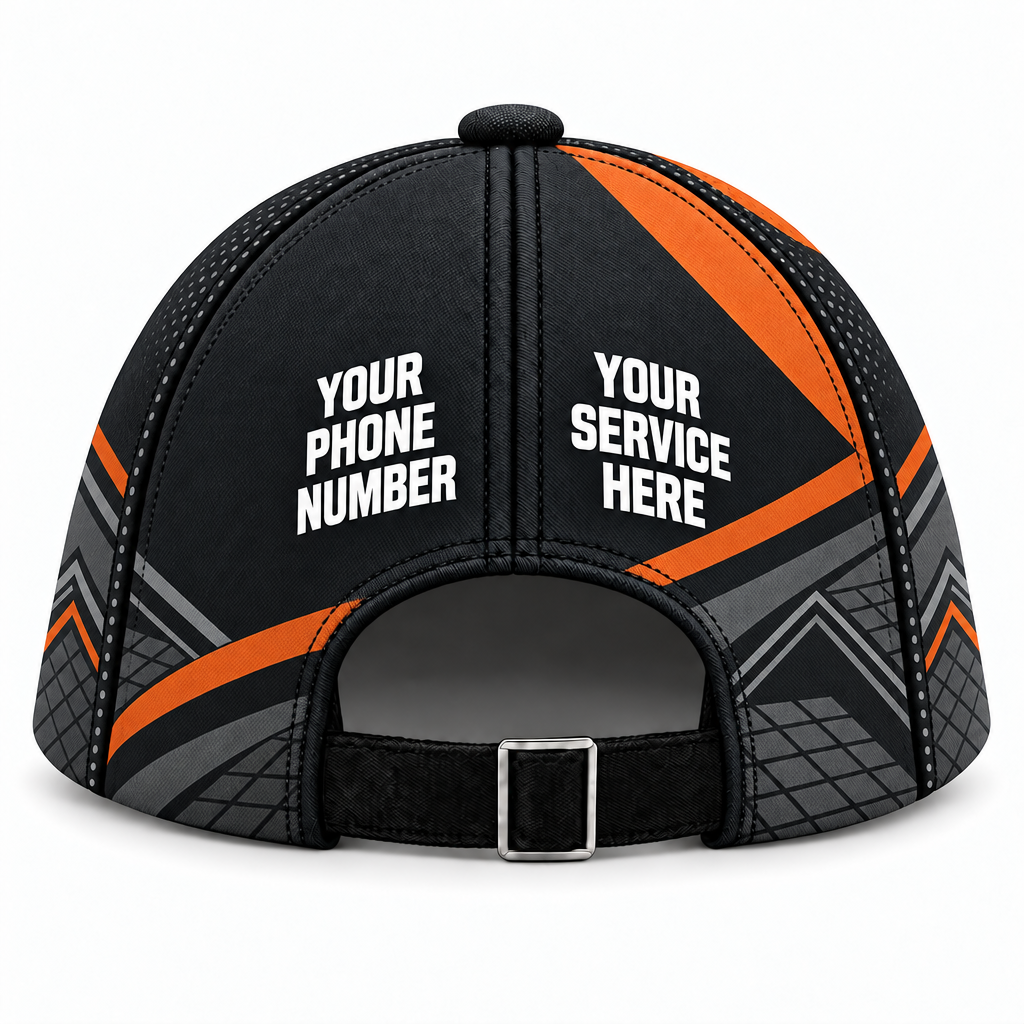 RFN031 personalized cap back product mockup