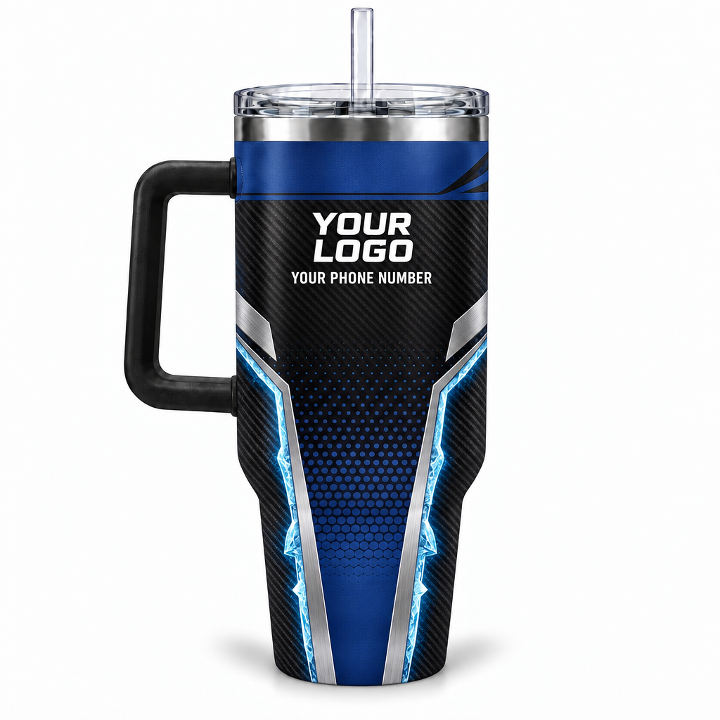 USP00B personalized tumbler 40oz back product mockup