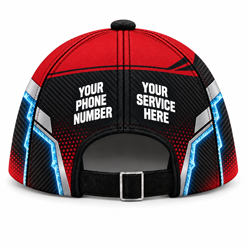 USP00R personalized cap back product mockup