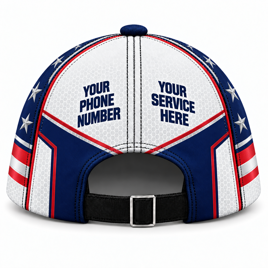 USP01 personalized cap back product mockup