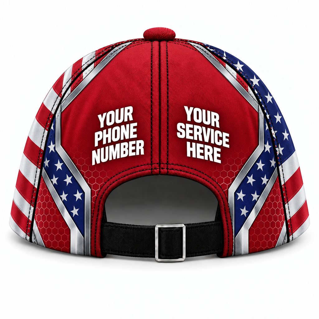 USP04 personalized cap back product mockup