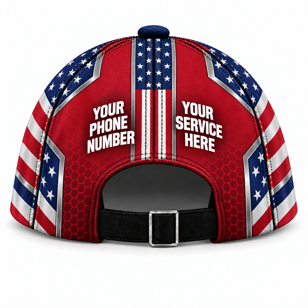 USP05 personalized cap back product mockup