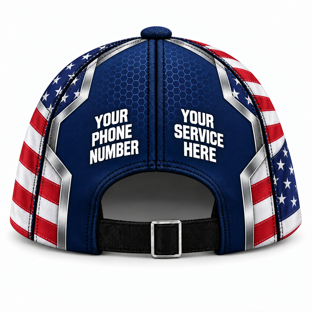 USP06 personalized cap back product mockup