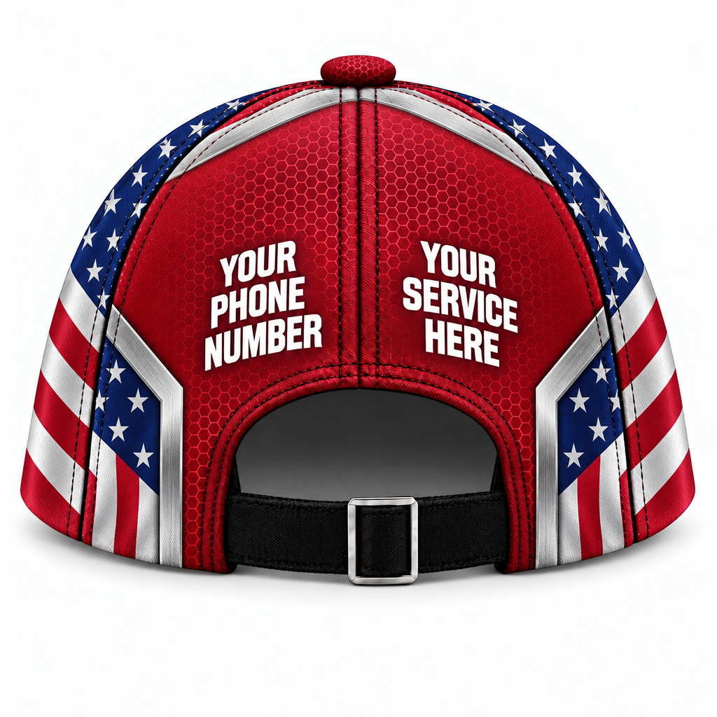 USP07 personalized cap back product mockup