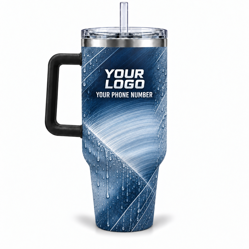 WCN004 personalized tumbler 40oz back product mockup