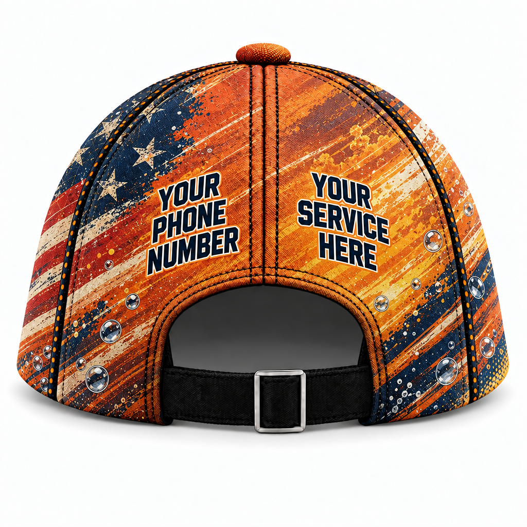 WCN006 personalized cap back product mockup