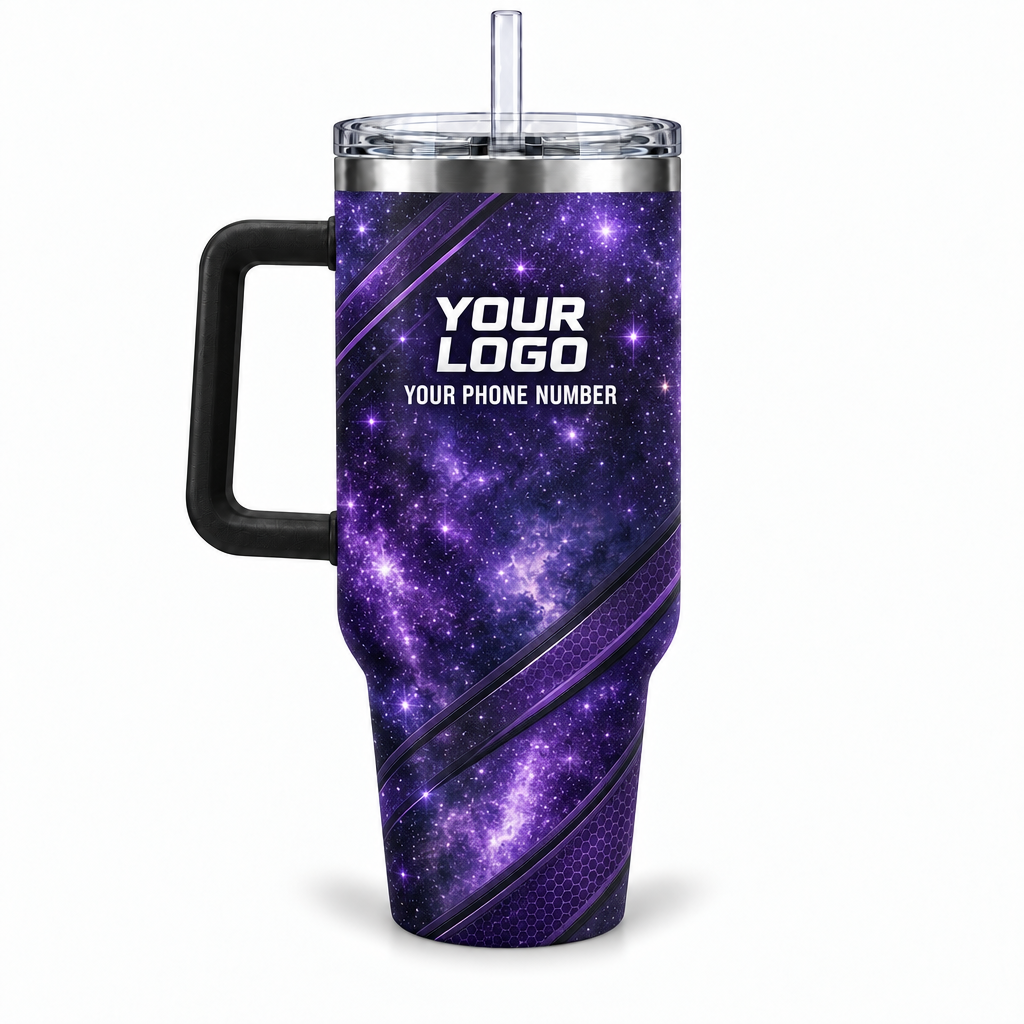 WCN007 personalized tumbler 40oz back product mockup