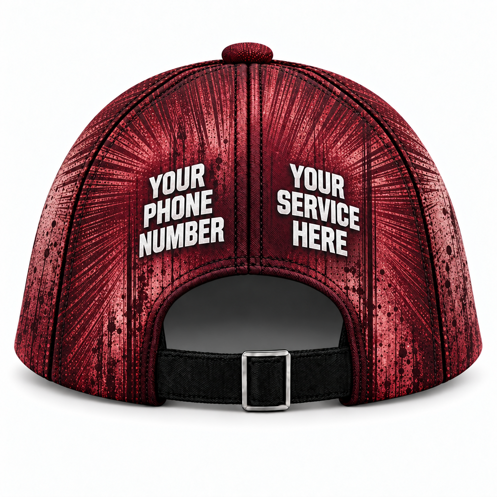 WCN009 personalized cap back product mockup