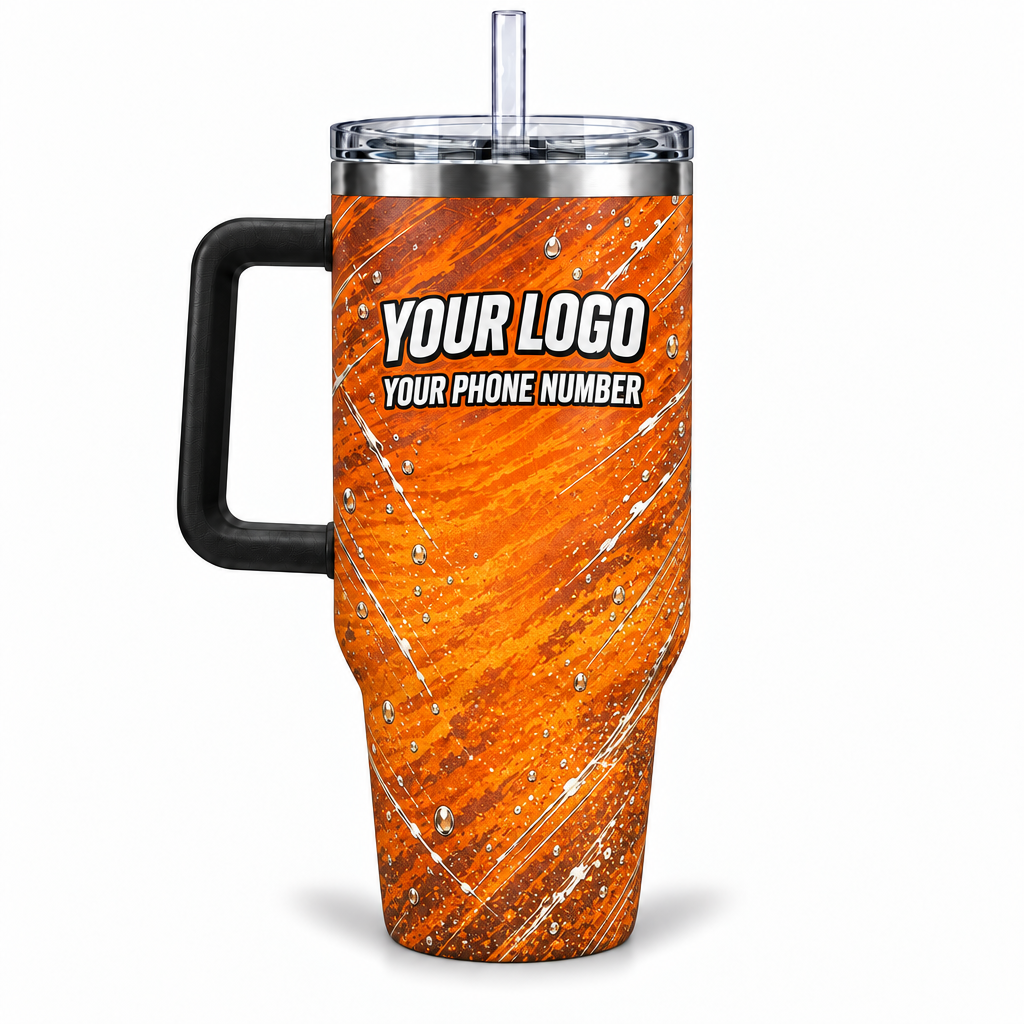 WCN015 personalized tumbler 40oz back product mockup