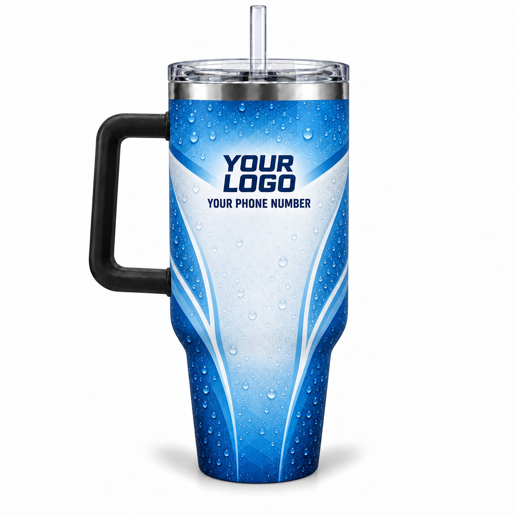 WCN019 personalized tumbler 40oz back product mockup