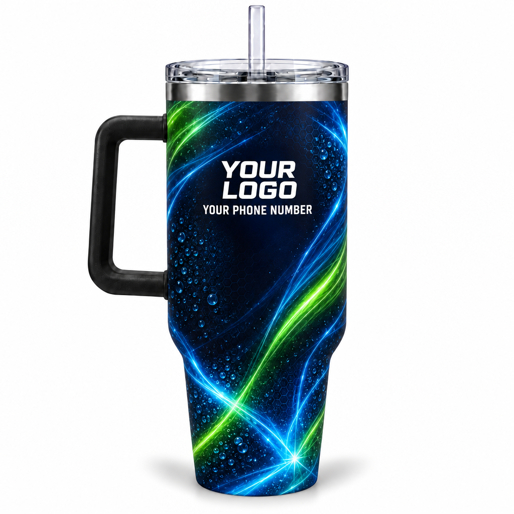 WCN020 personalized tumbler 40oz back product mockup