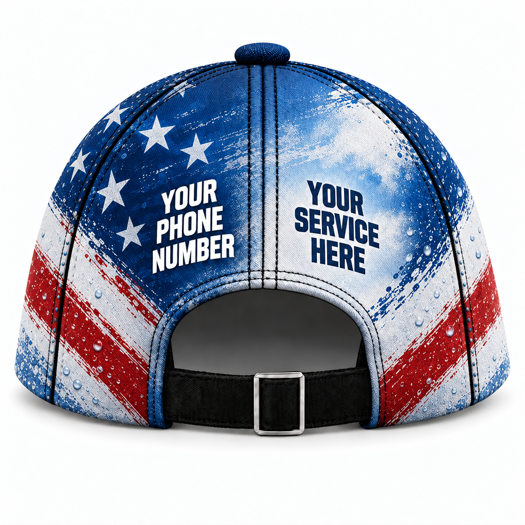 WCN023 personalized cap back product mockup