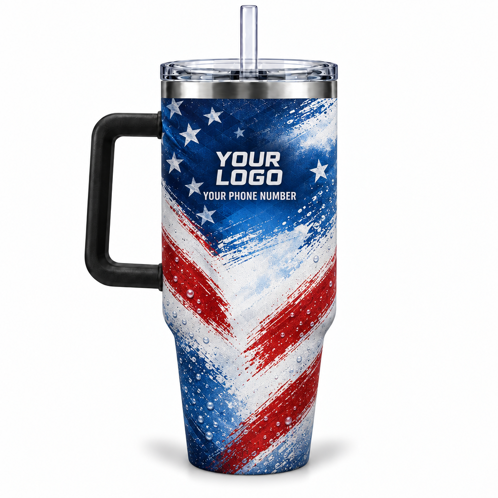 WCN023 personalized tumbler 40oz back product mockup