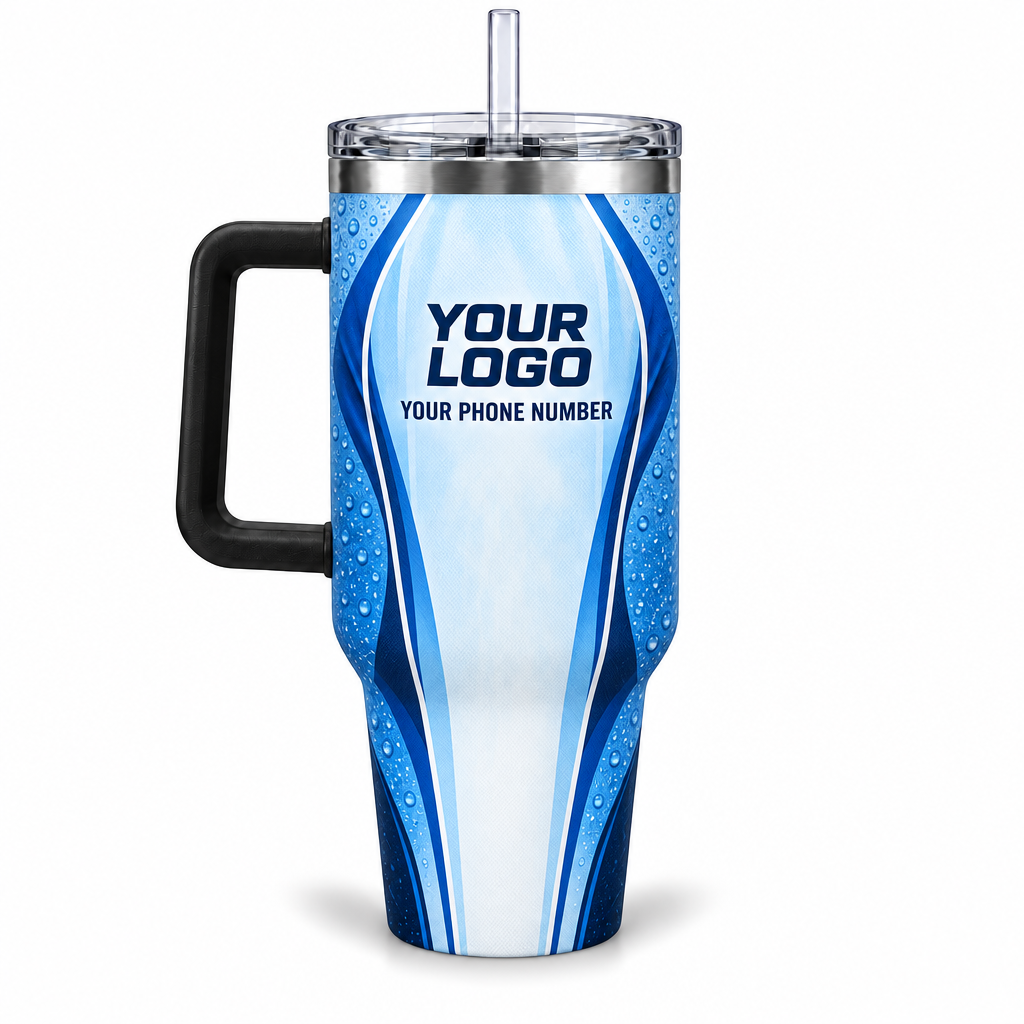 WCN025 personalized tumbler 40oz back product mockup