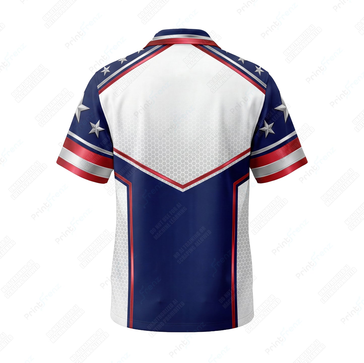 Liberty Fire Ice Steel patriotic HVAC shirt USP01 - back