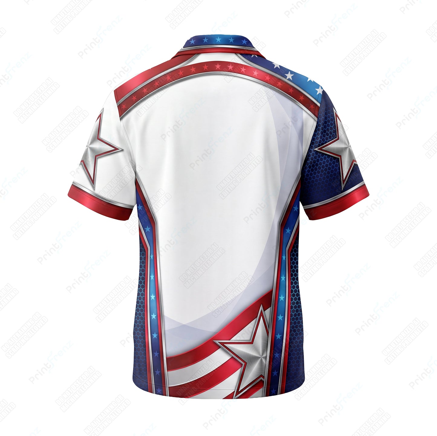 Lone Star Streak patriotic HVAC shirt USP12 - back