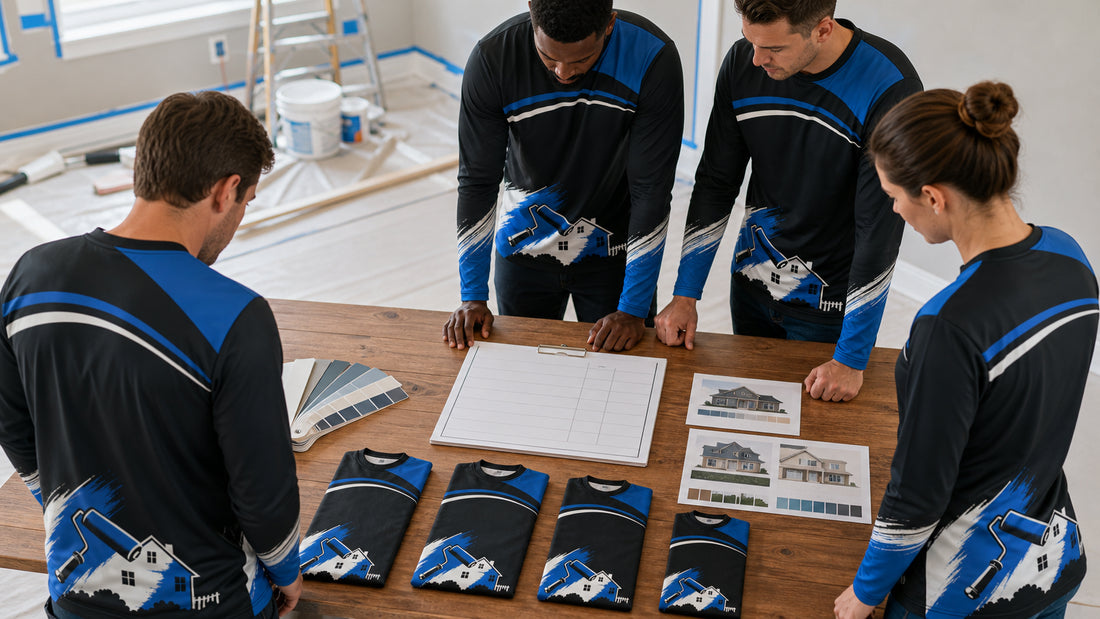 Painting Crew Shirt Ordering Checklist